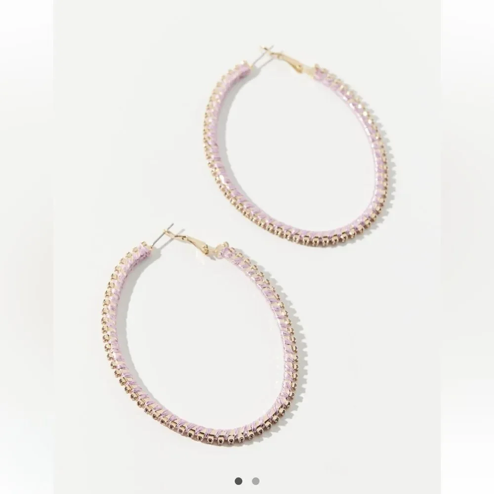 UO | Orion Rhinestone Hoop Earring